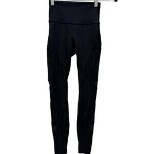 Women's Lululemon Wunder Under High-Rise Tight 28" *Mesh Black Size 2